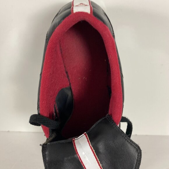 Nike Tiempo 750 Soccer Cleats Men's Size 12.5 Black Red White Leather 2004 - Picture 9 of 11